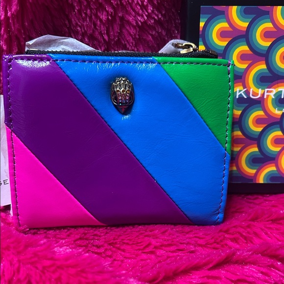 Kurt Geiger Colorful Striped Wallet - Picture 2 of 9